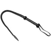 Cowhide leather single tail whip / WP-1001BK