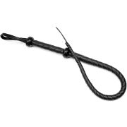 Cowhide leather single tail whip / WP-1001BK