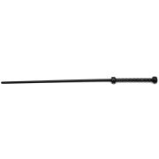 Lambskin leather braided handle spanking cane / SC-1001BK