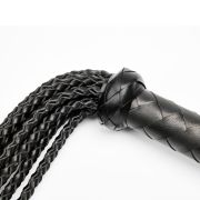 Cowhide leather 9 tails flogger / FL-1001BK