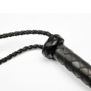 Cowhide leather 9 tails flogger / FL-1001BK