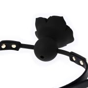 Silicone rose gag / GA-1002BK, GA-1002RD, GA-1002DRD, GA-1002PR