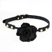 Silicone rose gag / GA-1002BK, GA-1002RD, GA-1002DRD, GA-1002PR
