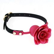 Silicone rose gag / GA-1002BK, GA-1002RD, GA-1002DRD, GA-1002PR