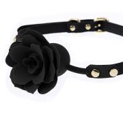 Silicone rose gag / GA-1002BK, GA-1002RD, GA-1002DRD, GA-1002PR