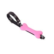 Silicone bone gag / GA-1001BK, GA-1001WT, GA-1001PK, GA-1001RD