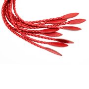 Cowhide leather 9 tails flogger / FL-1001RD