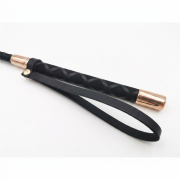 Cowhide leather riding crop / SP-1003BK